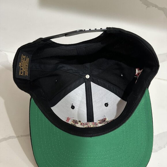 Sam's Hofbrau Hat Cap Snap Back Black Embroidered Yupoong LA Logo Flat Bill Mens - Picture 8 of 9